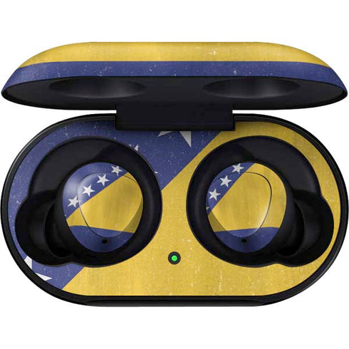 Bosnia and Herzegovina Flag Distressed Galaxy Buds Skin